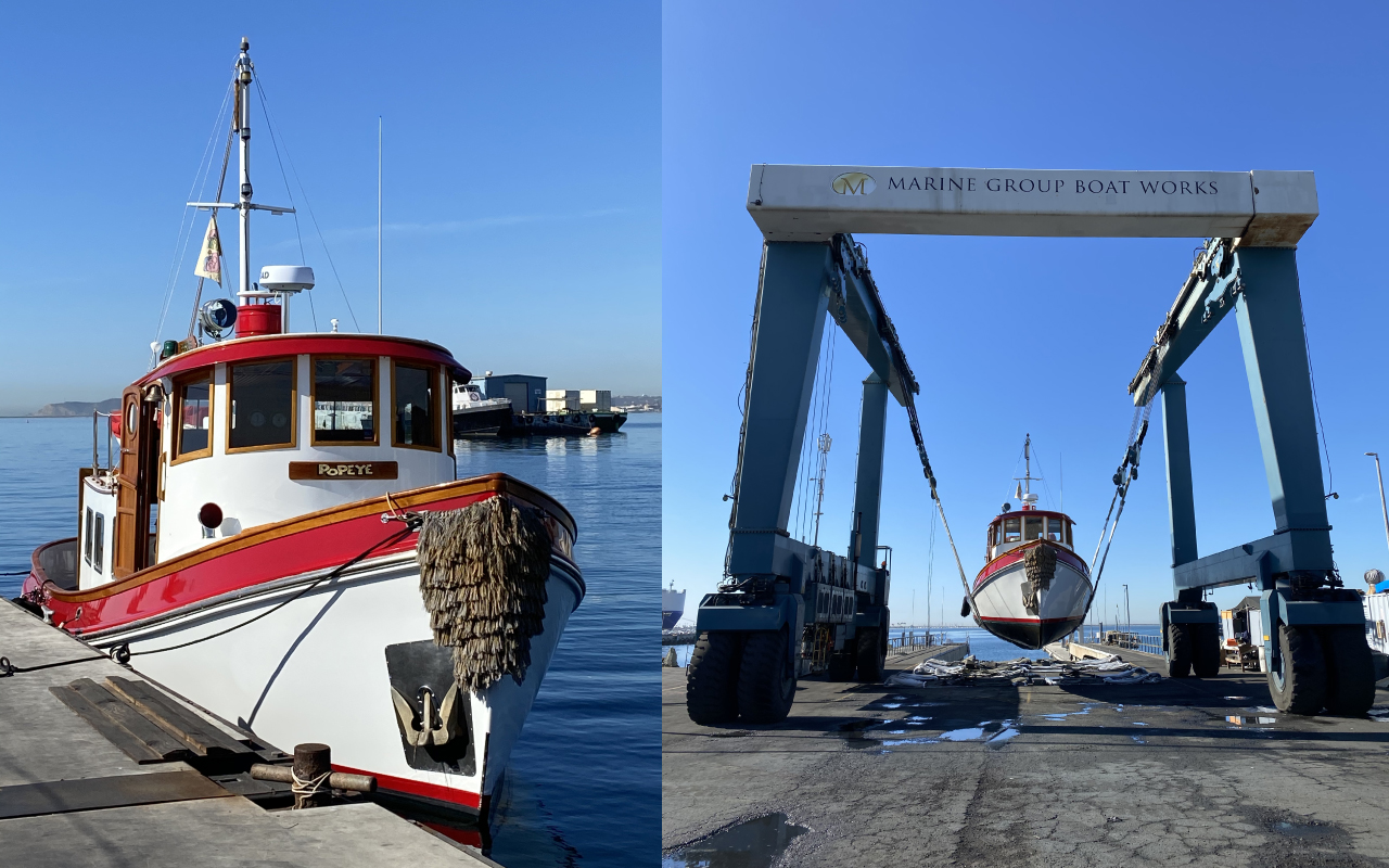 Popeye Yacht Brokerage client tug boat